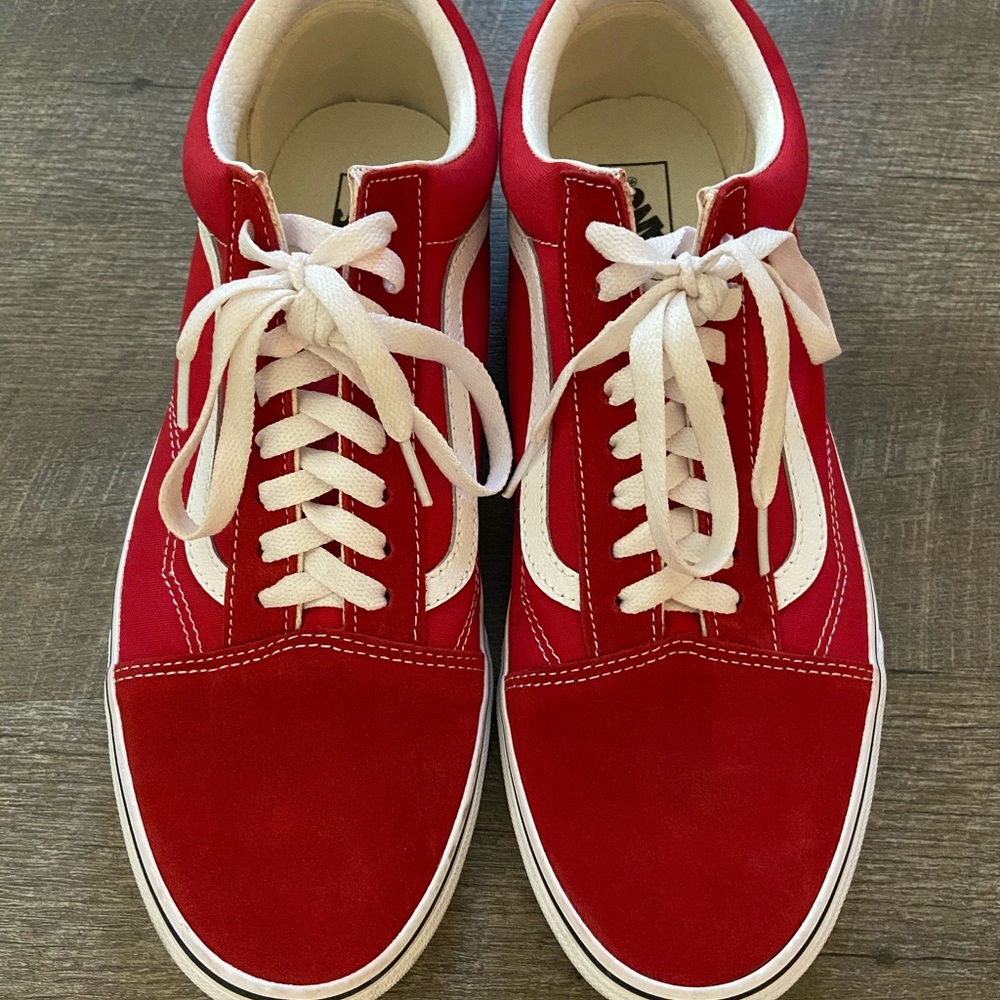 Vans Old Skool Red Shoes Sneakers Men’s 12